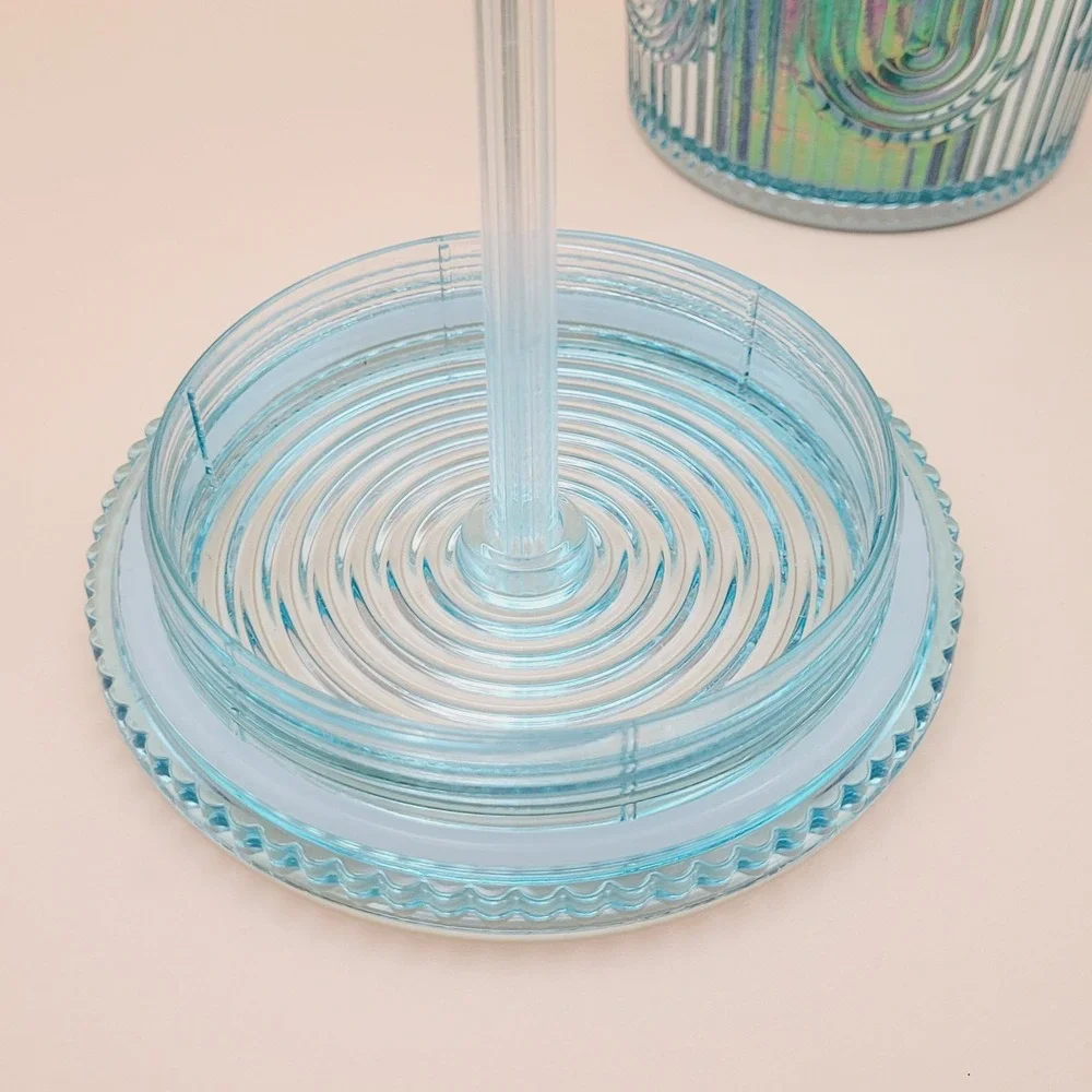 Starbucks Spring 2022 Mermaid Iridescent Holographic Wave Cold‎ Cup Tumbler 24oz